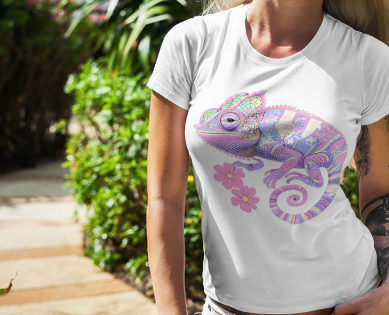 Gorgeous Flower Chameleon. Great gift for Gorgeous Flower Chameleon lovers.