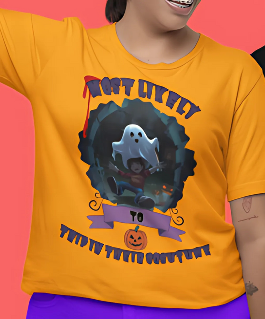 Most Likely To Trip In Their Costume T-Shirt – Graphic Tee for Halloween Group Event Graphic Tee for Office Humor, Friend's Events and Work Gifts Premium Unisex Crewneck T-shirt | Bella + Canvas 3001